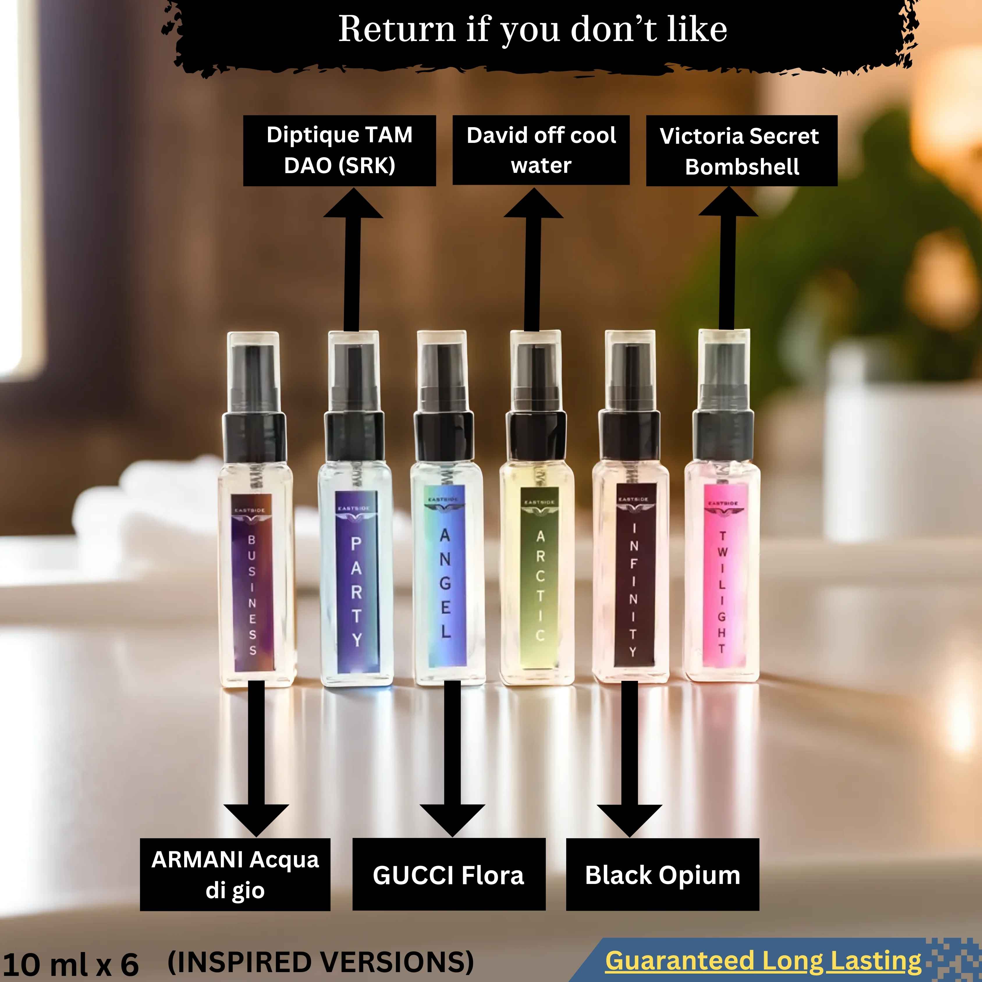 EASTSIDE PACK OF SIX [SET NO.1] (INSPIRED VERSION PERFUMES)