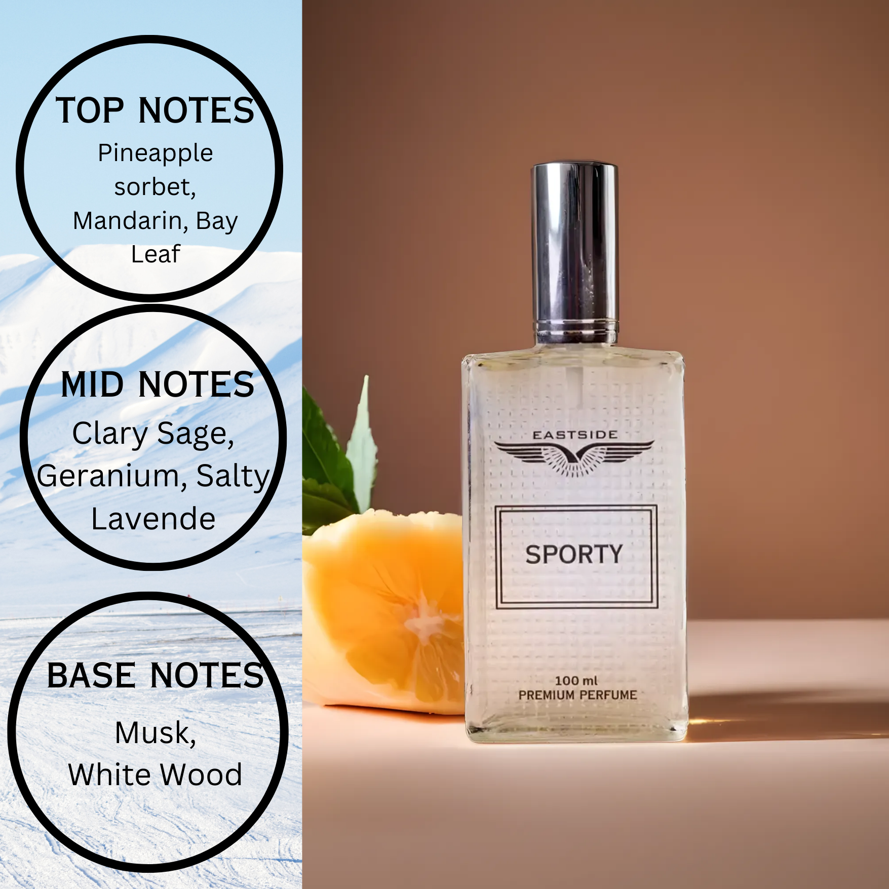 EASTSIDE Sporty Zest 100 ml (Unisex) - EASTSIDE